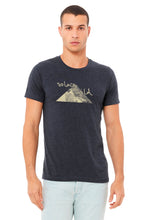 Load image into Gallery viewer, Solace in the Wild unisex tshirt front in heather navy
